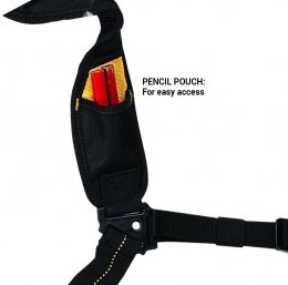 DeWalt 20-pocket combination apron and DeWalt yoke-style suspenders7